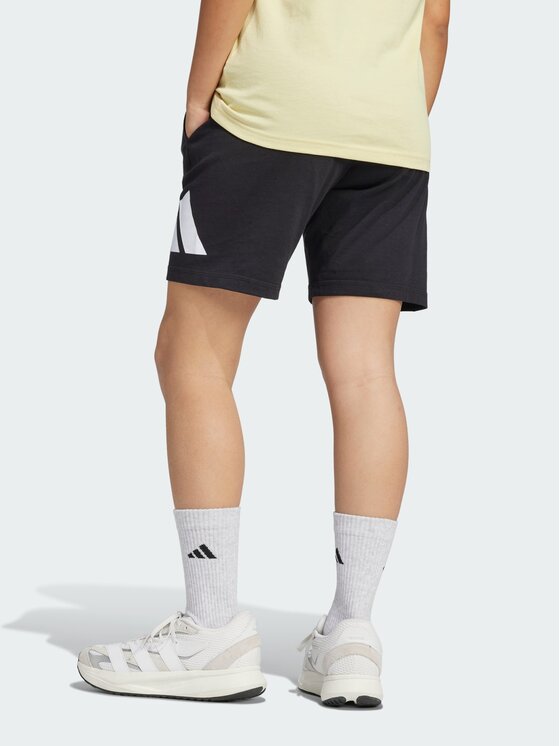 adidas adidas Szorty materiałowe Essentials Czarny Regular Fit