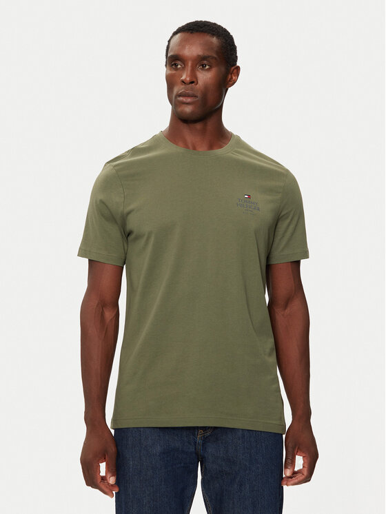 Tommy hilfiger shirt green hotsell