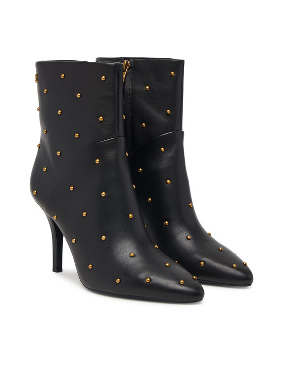 Tommy Hilfiger Tommy Hilfiger Stivaletti High Heel Ankle Boot With Studs FW0FW09558 Nero
