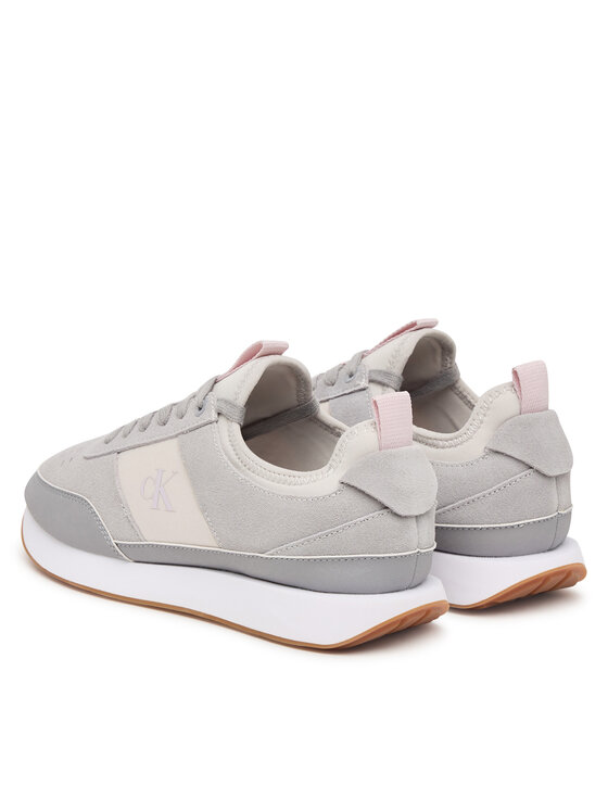 Calvin Klein Calvin Klein Sneakersy Retro Runner Sock Laceup Neo Mix HW0HW03250 Szary
