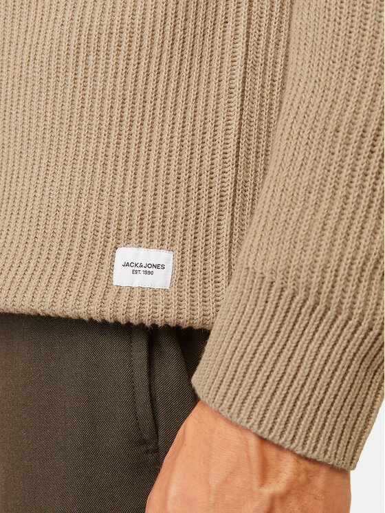 Jack&Jones Jack&Jones Maglione Pannel 12258471 Beige Regular Fit