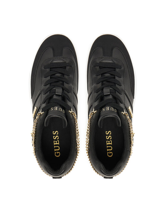 Guess Guess Sneakersy FLTNAO LEA12 Čierna