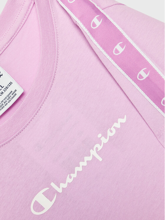 Champion Champion T-Shirt 404643 Różowy Regular Fit