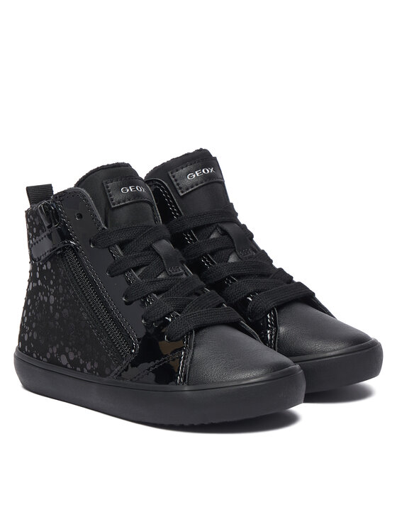 Geox Geox Sneakersy J Gisli Girl J664ND 0AU02 C9999 M Černá
