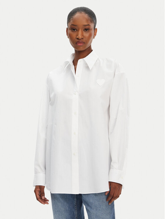 HUGO HUGO Сорочка Elisana 50542985 Білий Relaxed Fit