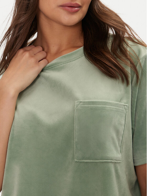 Hunkemöller Hunkemöller Pizsama felső 206518 Zöld Relaxed Fit