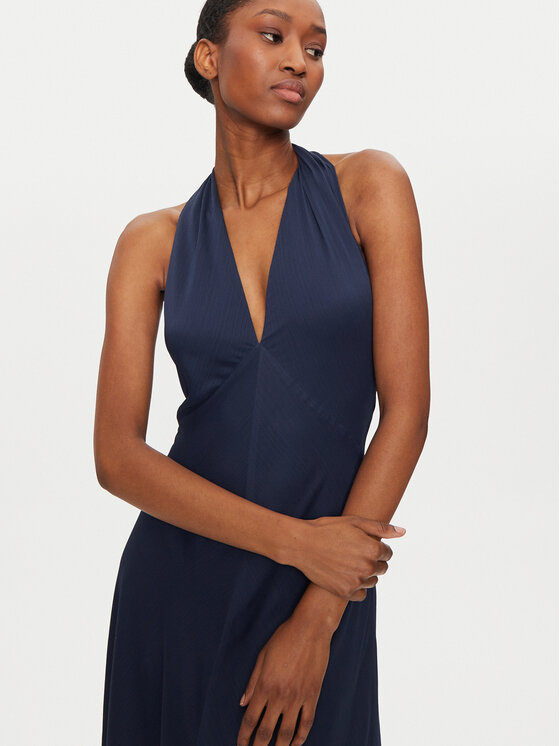 STAUD STAUD Estélyi ruha Dawn R24P2118CH Sötétkék Slim Fit