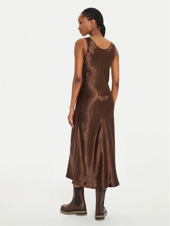 Max Mara Leisure Max Mara Leisure Kokteiļkleita Talete 2426226028 Brūns Regular Fit