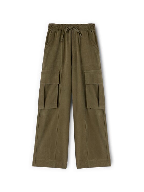 Motivi Motivi Pantaloni di tessuto P012Q004414N035 Verde Regular Fit