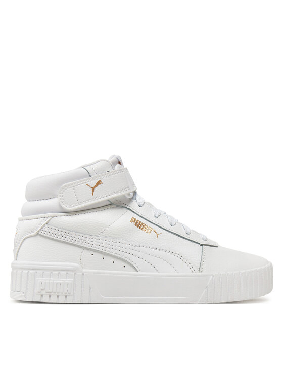 Black and white puma fashion high s