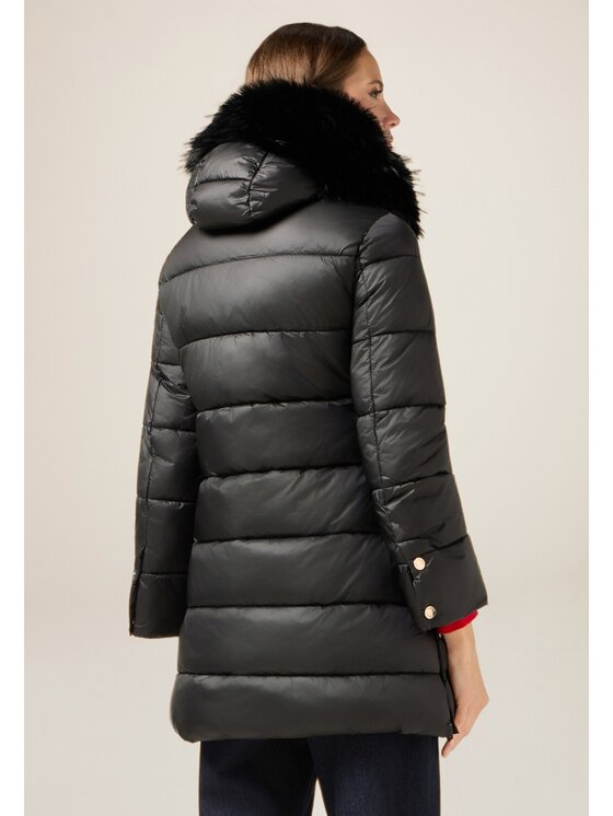 Oltre Oltre Giubbotto piumino F007R001487N033 Nero Baggy Fit