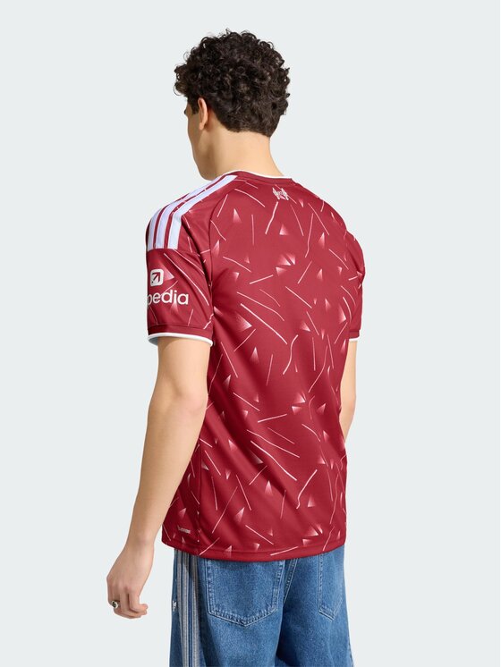 adidas adidas Koszulka techniczna 169678 Czerwony Slim Fit