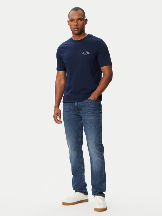 Tommy Hilfiger Tommy Hilfiger Тишърт Nautical MW0MW44258 Тъмносин Regular Fit