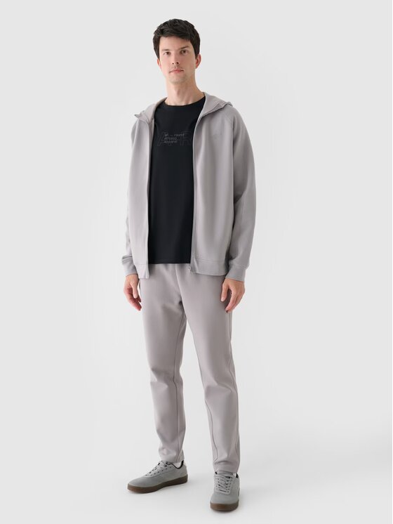 4F 4F Felpa 4FRAW24TSWSM1820-27S Grigio Regular Fit