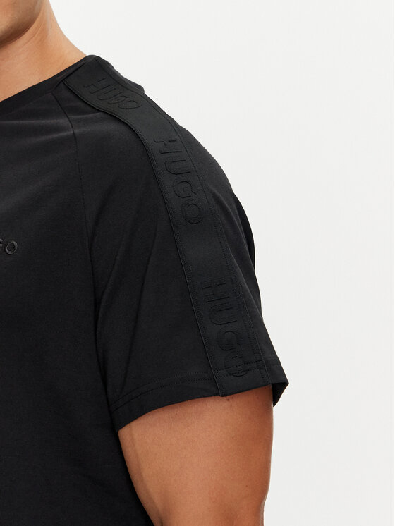 HUGO Hugo T-särk Tonal Logo 50520480 Must Regular Fit