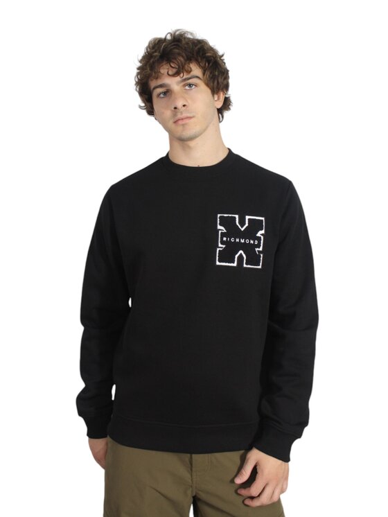 John Richmond John Richmond Felpa q-roa-33979 Nero Regular Fit