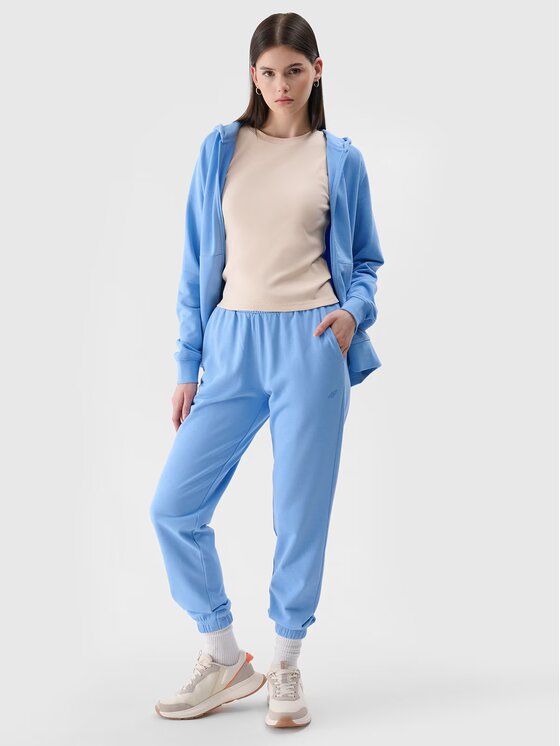 4F 4F Teplákové nohavice 4FWMM00TTROF1138-32S Tmavomodrá Regular Fit