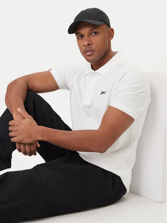 Reebok Reebok Polo Breen RK25562CCM Λευκό Regular Fit