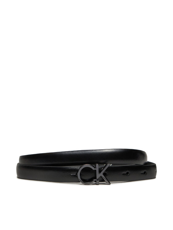 Calvin Klein Ženski Pas Ck Thin Belt 1.5Cm K60K612360 Črna