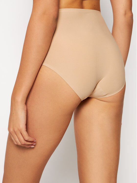 Chantelle Chantelle Klasične spodnje hlačke z visokim pasom Soft Stretch C26470 Bež