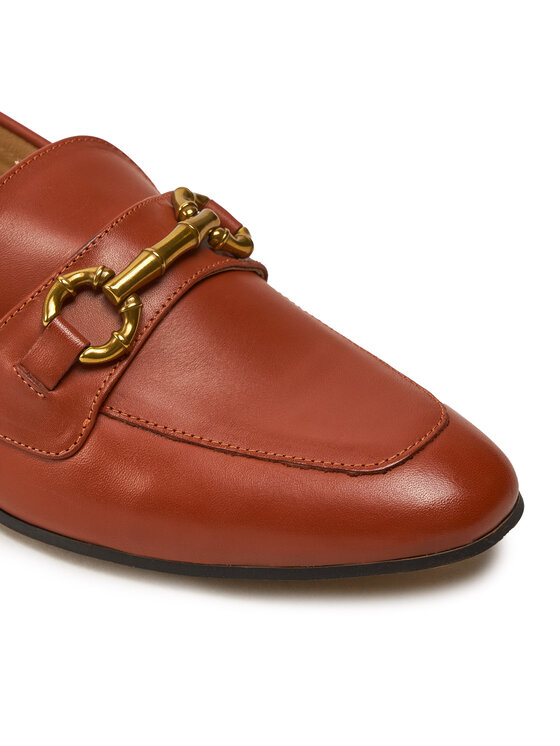 GINO ROSSI Gino Rossi лоуфъри с дебела подметка 81200 Червен