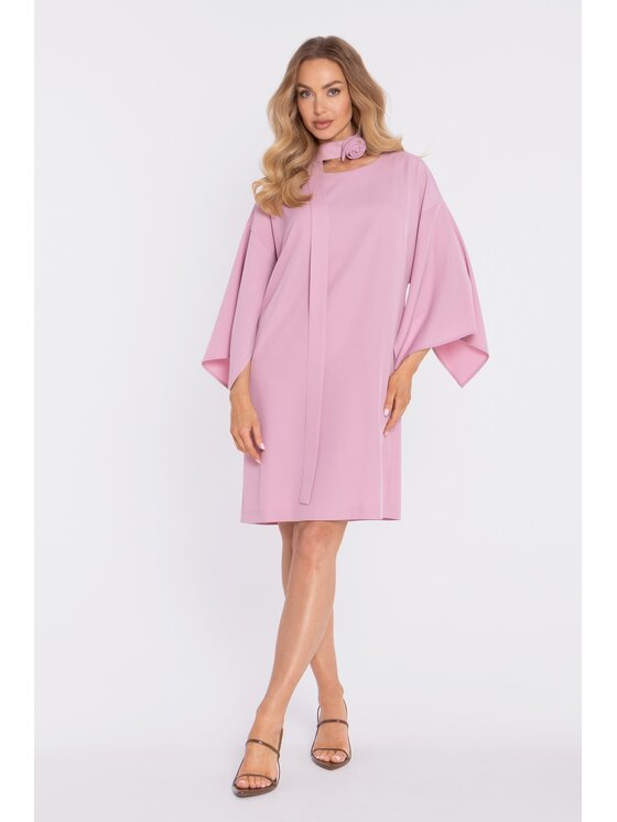 Made of Emotion Made of Emotion Abito da cocktail M908 Rosa chiaro A-Line Fit