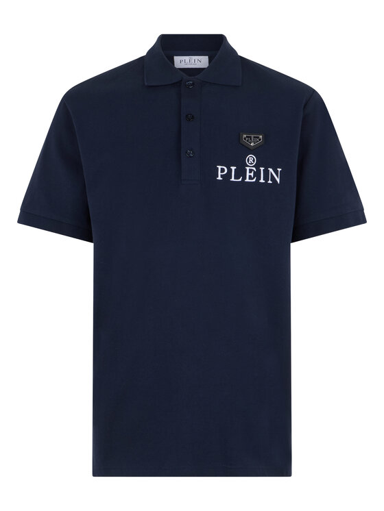PHILIPP PLEIN PHILIPP PLEIN Polokošile 31624 Tmavomodrá Slim Fit