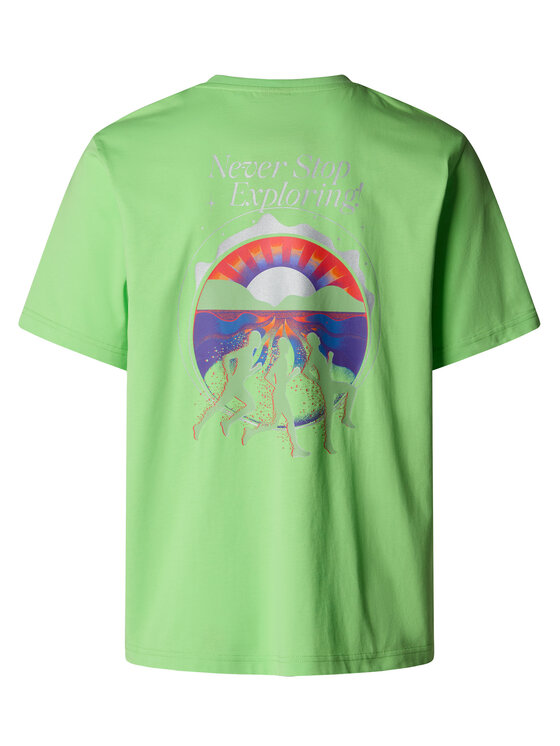 The North Face The North Face T-shirt Unisex SS Never Stop NF0A8C3A Verde Relaxed Fit