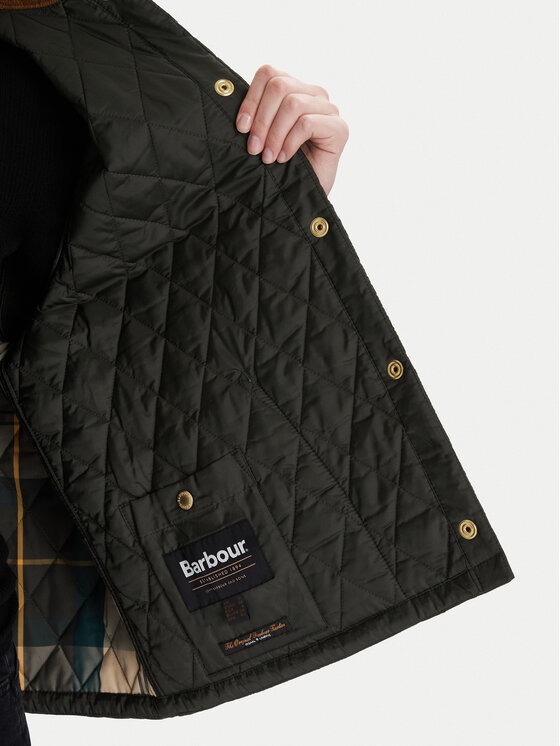 Barbour Barbour Преходно яке Liddesdale Quilted LQU1851OL71 Зелен Regular Fit