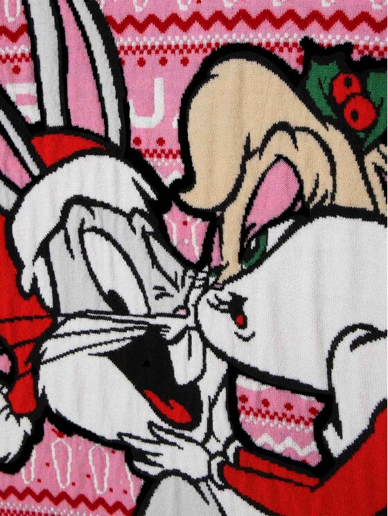 Marc Jacobs Marc Jacobs Kötött ruha LOONEY TUNES W12454 Rózsaszín Regular Fit