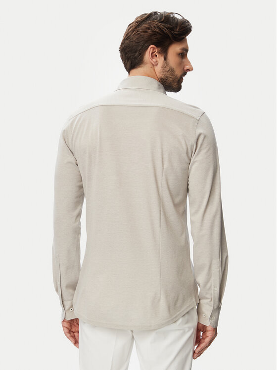 JOOP! JOOP! Camicia Jsh-275Phil-Jk 30103980 Beige chiaro Regular Fit