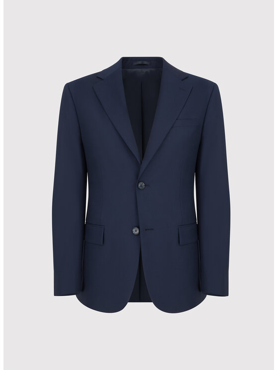 Pako Lorente Pako Lorente Garnitur P25WF-4X-005 Granatowy Super Slim Fit