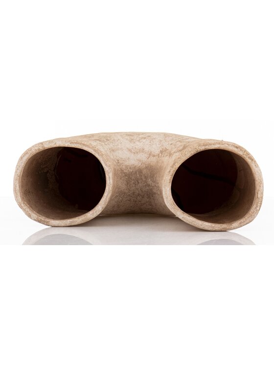 MIAhome MIAhome Wazon ceramiczny 34,5x31x11 cm CAXITTA igrek Brązowy