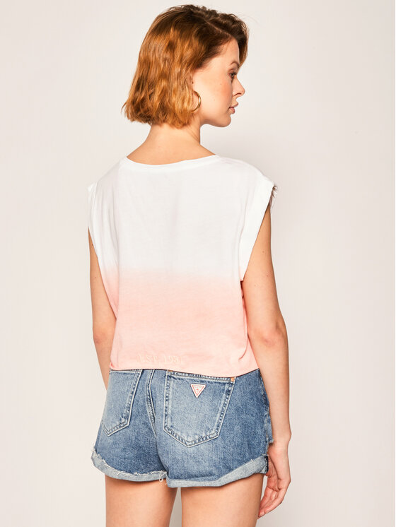 Guess Guess T-Shirt Sunrise W0GI85 K8HM0 Έγχρωμο Regular Fit