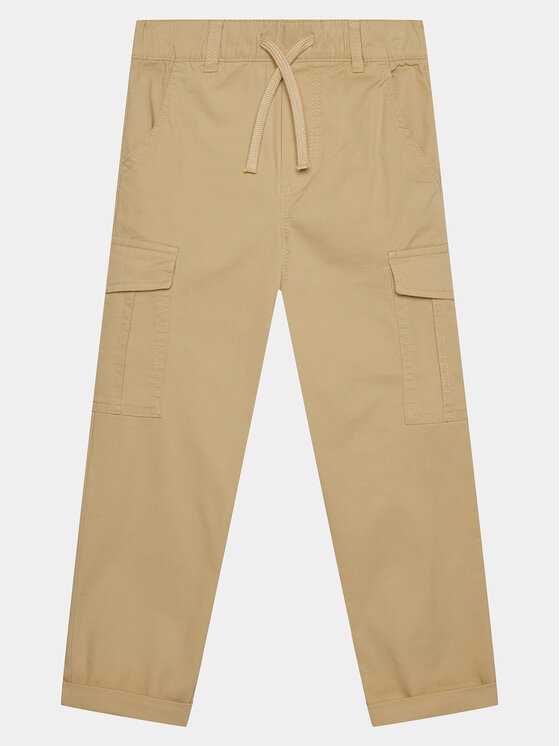 United Colors Of Benetton United Colors Of Benetton Riidest püksid 4HK2CF01V Beež Straight Fit