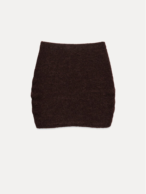 La Mania La Mania Sweter IRIS Brązowy Classic Fit