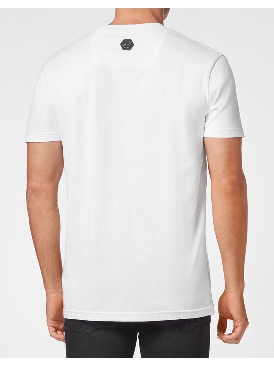 PHILIPP PLEIN PHILIPP PLEIN T-Shirt 4693 Bílá Regular Fit