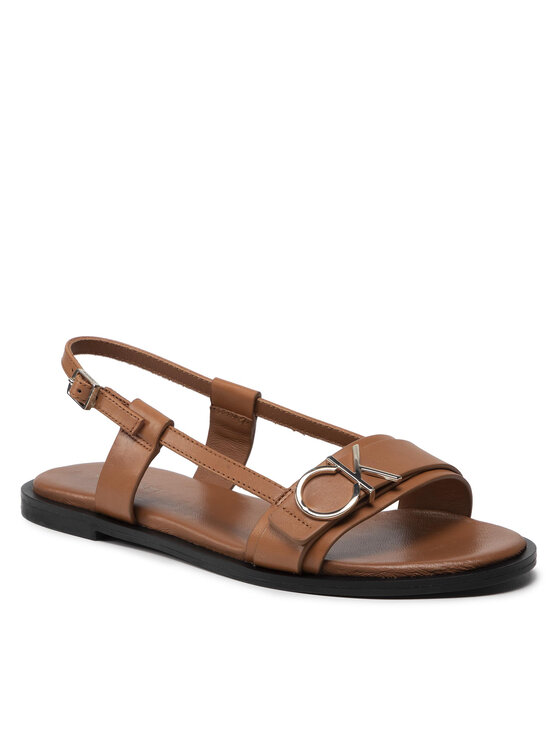 calvin klein flat sandals