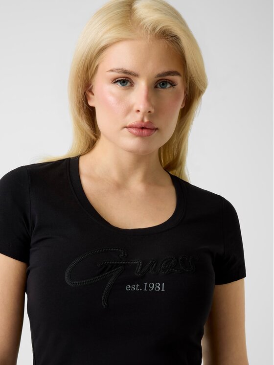 Guess Guess T-Shirt 181825 Czarny Classic Fit