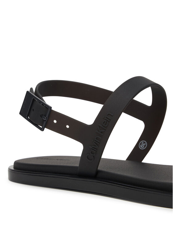 Calvin Klein Calvin Klein Sandali Jelly Sandal Sling Mat Tran Tpu HW0HW02969 Črna
