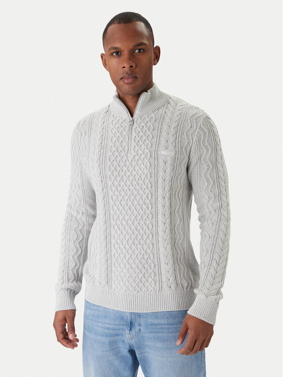Tommy Jeans Tommy Jeans Džemper DM0DM22103 Écru Regular Fit