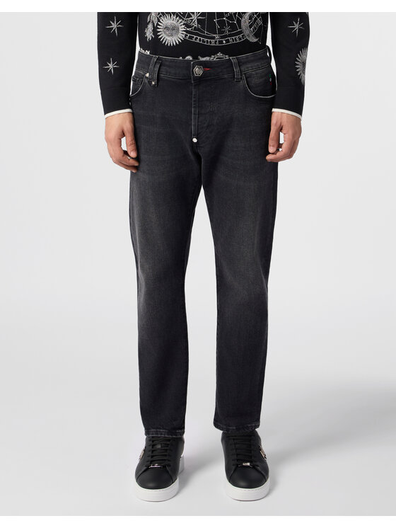 PHILIPP PLEIN PHILIPP PLEIN Jeansy 31243 Černá Skinny Fit