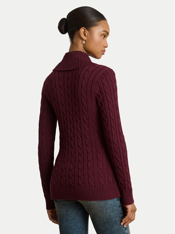 LAUREN RALPH LAUREN LAUREN RALPH LAUREN Svetr 200808258027 Bordó Relaxed Fit