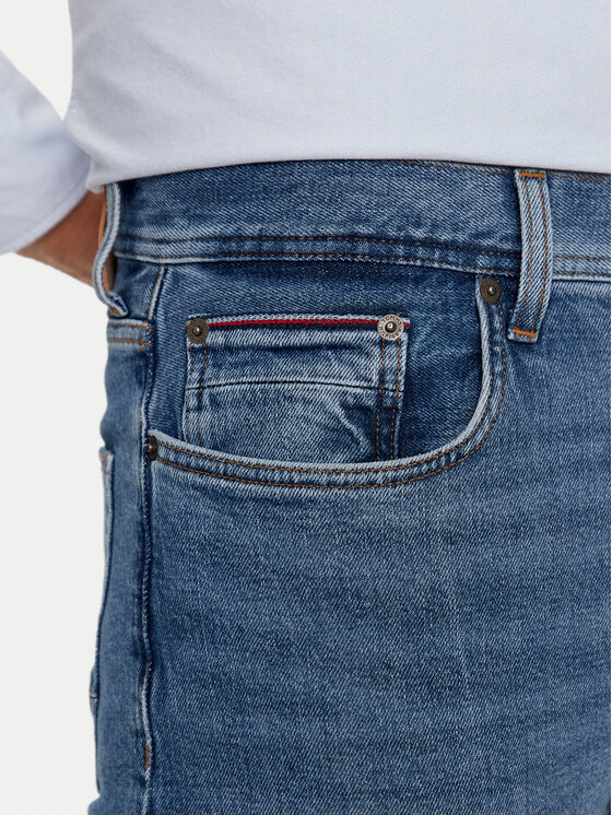 Tommy Hilfiger Tommy Hilfiger Дънки Denton MW0MW36319 Син Straight Fit