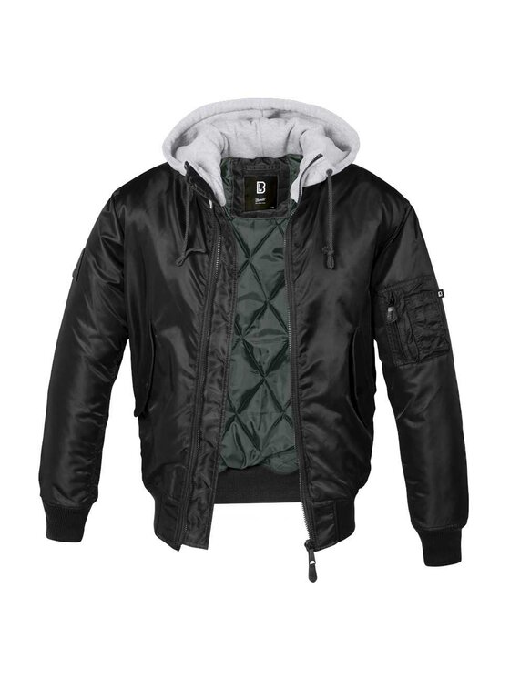 Brandit Brandit Kurtka bomber 3150.78.M Czarny Regular Fit