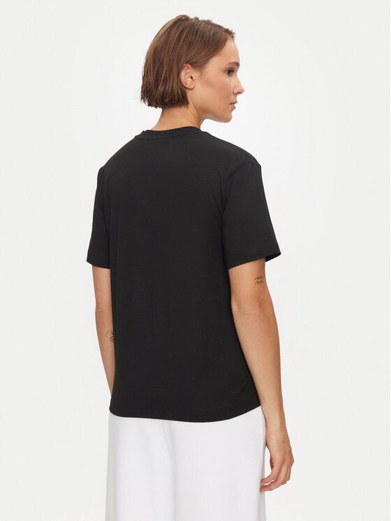 Lacoste Lacoste T-särk TF7215 Must Loose Fit