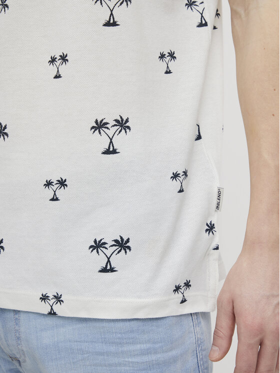 Blend Blend Polo 20715468 Bianco Regular Fit