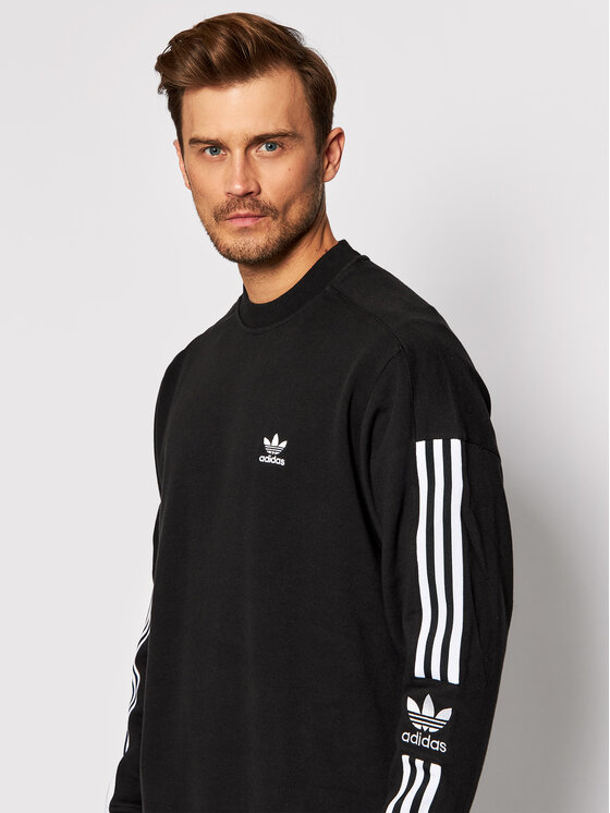 adidas Bluza adicolor Classics Lock-Up Trefoil H41315 Czarny Loose Fit â¢ Modivo.pl