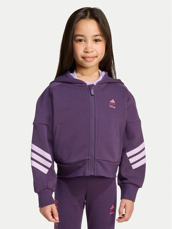 adidas Bluza Disney Minnie Mouse JL9193 Fioletowy Loose Fit