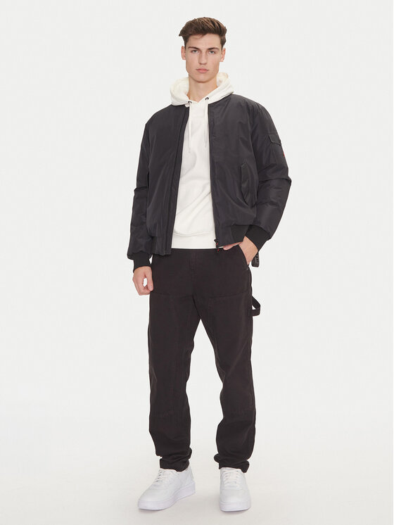 HUGO Hugo Pantaloni di tessuto Gioro242D 50510597 Nero Tapered Fit